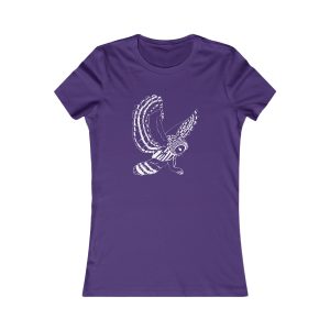 Women's Favorite Tee - Owl Logo/Conservation - White