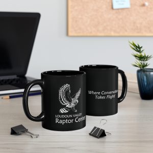 11oz Black Mug - Conservation - White