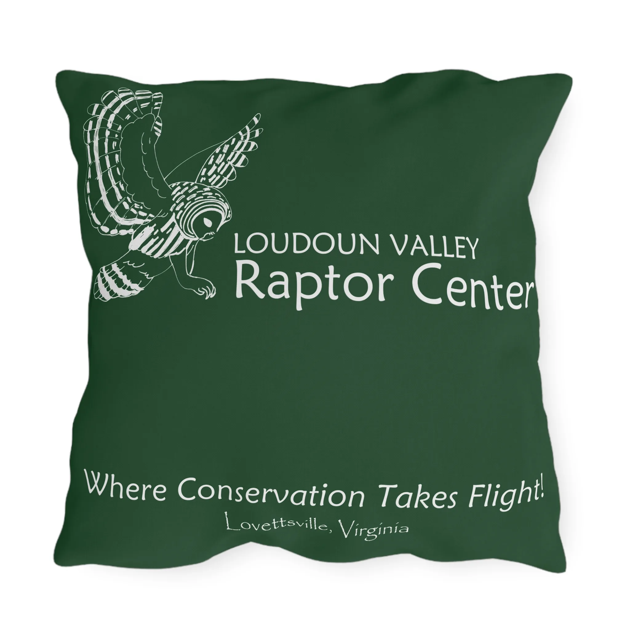 Outdoor Pillow — Barred Owl Mosaic/Conservation Print for Garden & Patio (Loudoun Valley Raptor Center) - Image 10